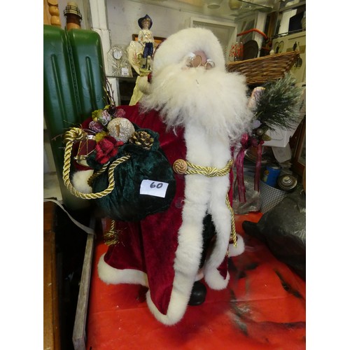 60 - SANTA FIGURЕ h65 cm approx