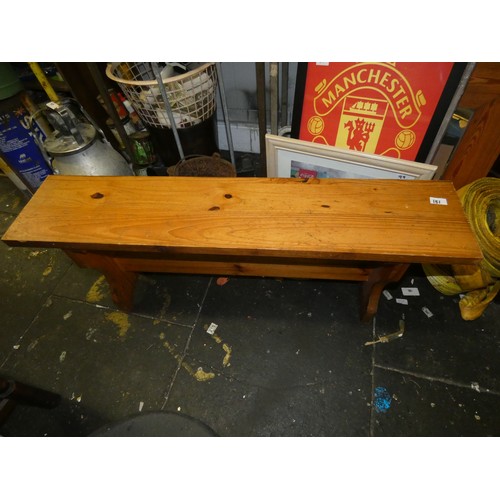 181 - WOODEN COTTAGE BENCH