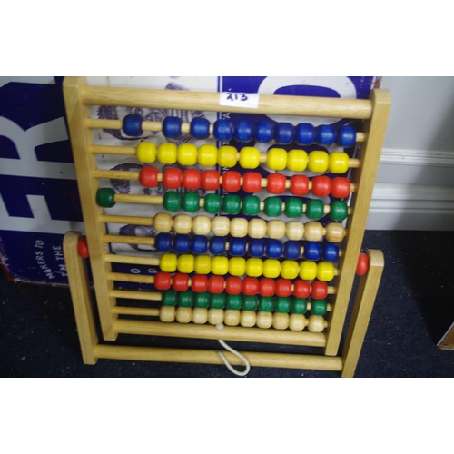 213 - LARGE WOODEN ABACUS