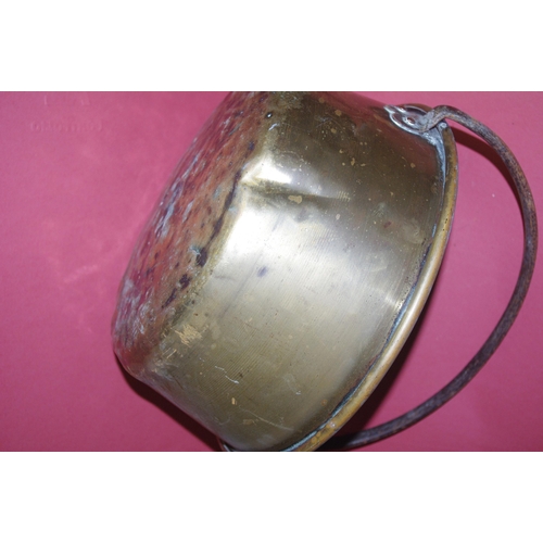 261 - LARGE BRASS POT