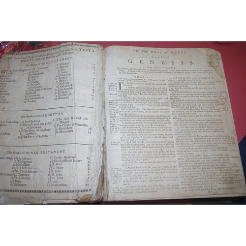 405 - OLD 18 C BIBLE