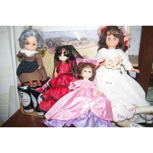 418 - Lot of Antique Dolls