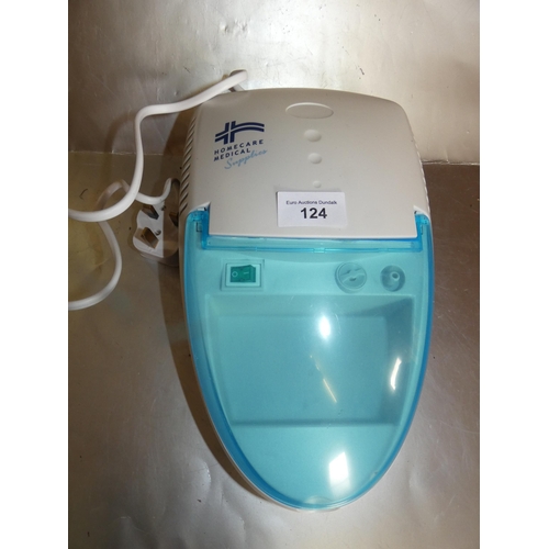 124 - HOMECARE MEDICAL COMPRESSOR NEBULIZER