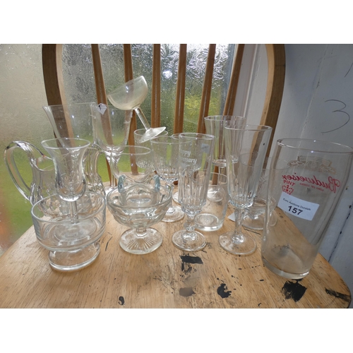 157 - CRYSTAL AND GLASS LOT