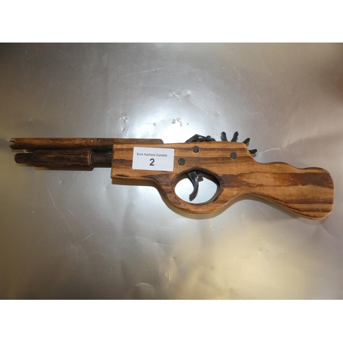 2 - WOODEN PISTOL