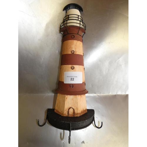 22 - LIGHT HOUSE-KEY HOLDER