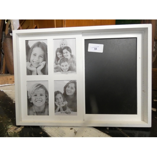 55 - LARGE PHOTO FRAMED AND BOARD