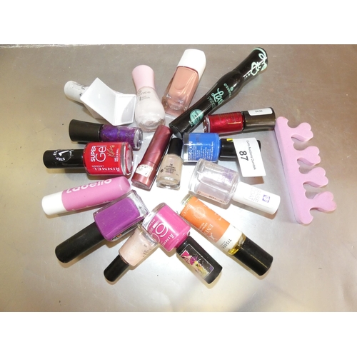 87 - NAIL POLISH'S LOT