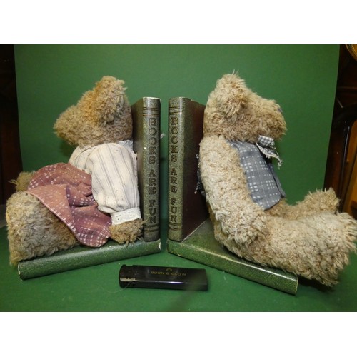 1 - TEDDY BOOK ENDS