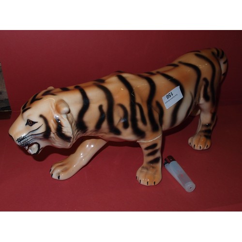 156 - CERAMIC TIGER -AS SEEN -NEEDS RENOVATION