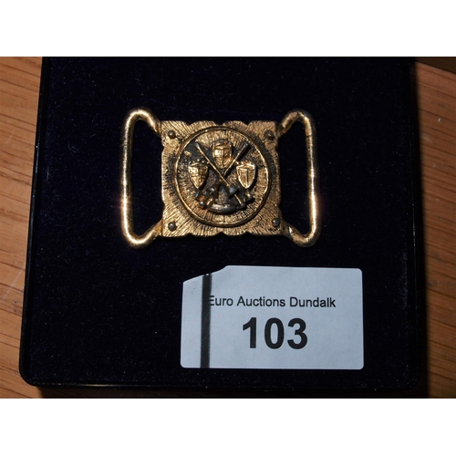 103 - OLD MILITARY BUCKLE