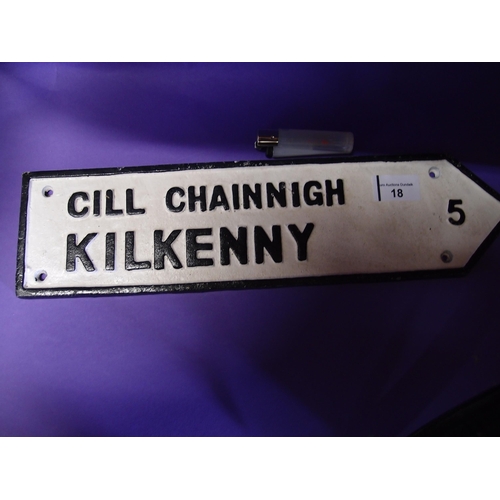 18 - KILKENNY CAST SIGN