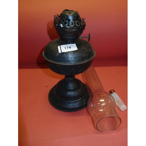 178 - OLD OIL LAMP