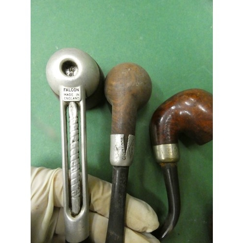 358 - STAMPED PIPE LOT- D.M.D SCOTLAND, FALCON ENGLAND AND OTHER