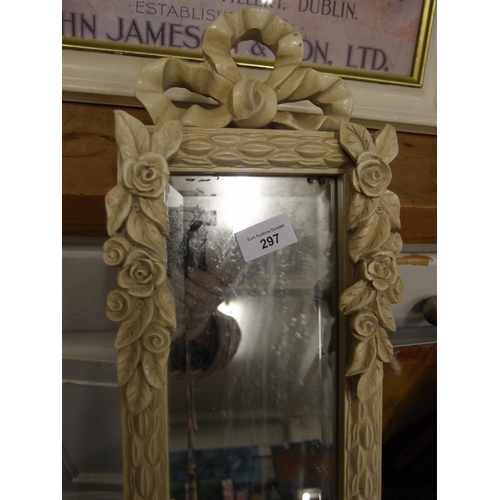 297 - DECORATIVE MIRROR (H135*18CM)