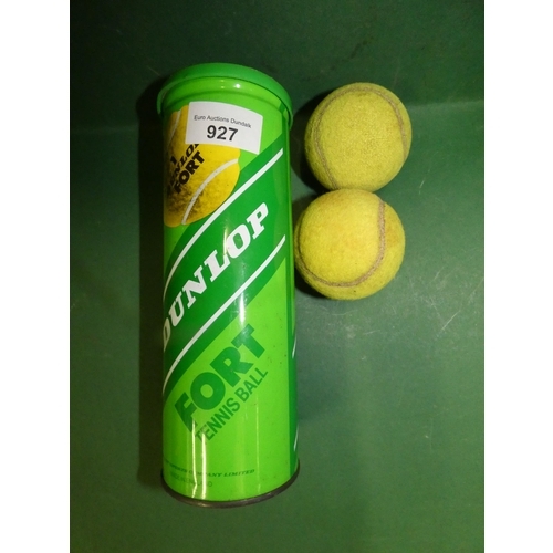 2 DUNLOP TENNIS BALLS