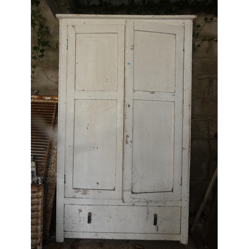 71 - WHITE PAINTED WARDROBE