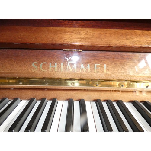 90 - SCHIMMEL GRAND MAHOGANY PIANO-GERMANY