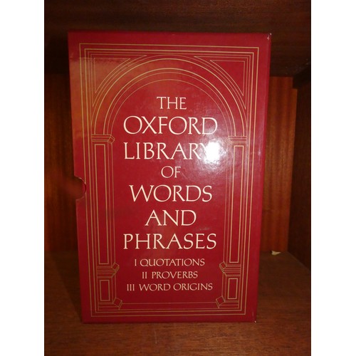 99 - SET OF 3 BOOKS-THE OXFORD LIBRARY OF WORDS AND PHRASES