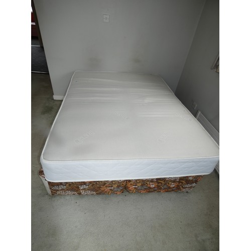 109 - DOUBLE BED AND ORTHOPAEDIC MATTRESS