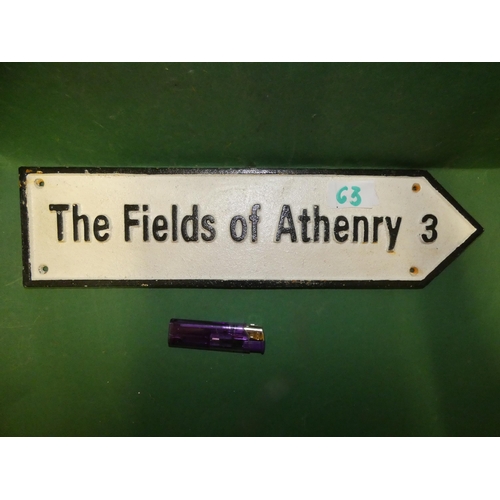 63 - THE FIELDS OF ATHENRY CAST SIGN