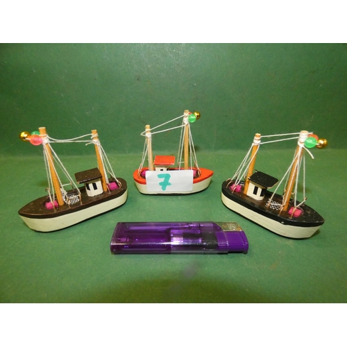 7 - 3 HAND MADE BOATS