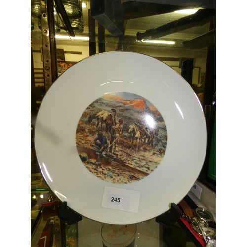 245 - ROYAL ANN BONE CHINA PLATE