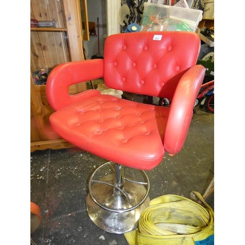 612 - RED BAR STOOL