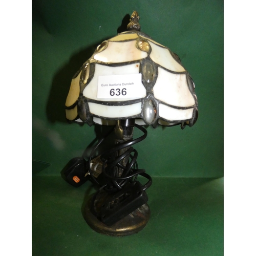 636 - TIFFANY STYLE LAMP