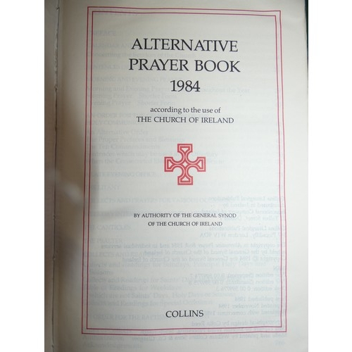 639 - 2 ALTERNATIVE PRAYER BOOKS AND 2 HOLLY BIBLES