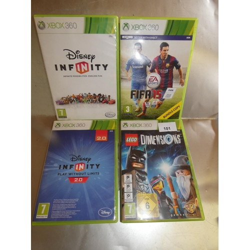 101 - 4 XBOX DVD'S