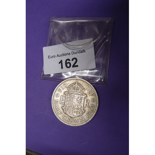 162 - 1963 Queen Elizabeth Half crown Coin