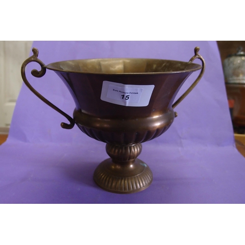 15 - BRASS URN