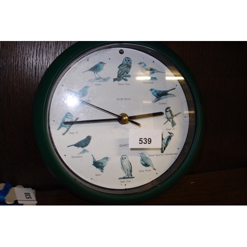 539 - BIRD CLOCK