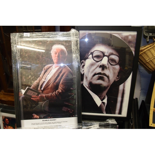 572 - 2 PRINTS- SEAMUS HEANEY AND PATRICK KAVANAGH