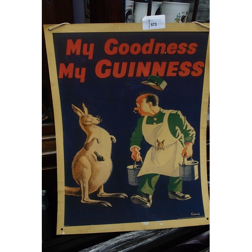 573 - GUINNESS ADVERTISING POSTER