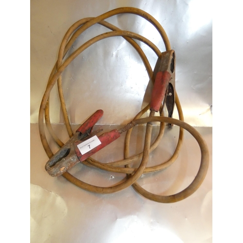 7 - OLD JUMPER CABLES