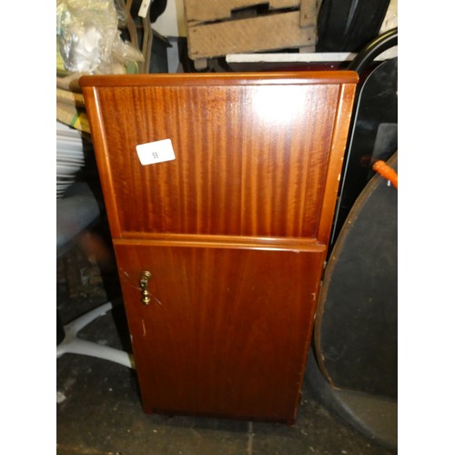 117 - WOODEN ART DECO CABINET