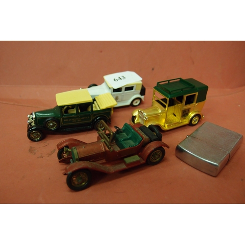 643 - 4 OLD VINTAGE VEHICLES