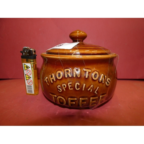 89 - Thorntons Special Toffee Jar with Lid