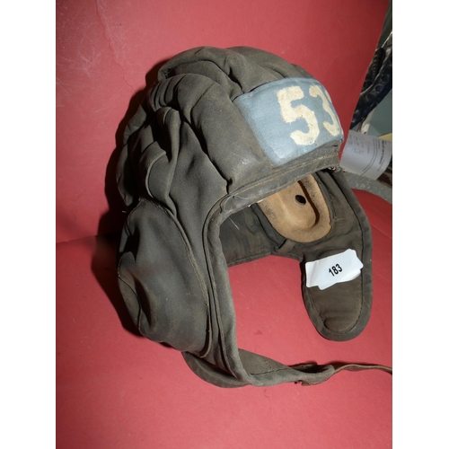 183 - WW2 TANKER HELMET