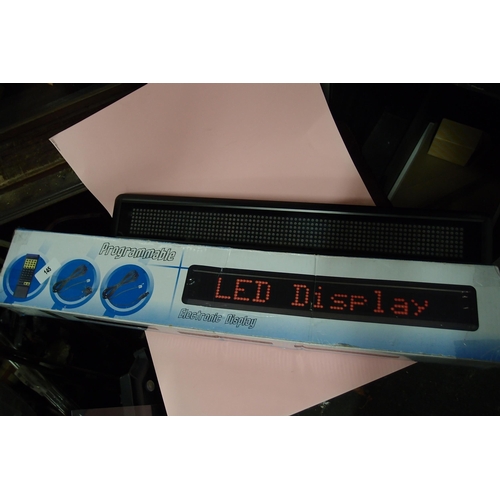 145 - NEW PROGRAMMABLE LED DISPLAY