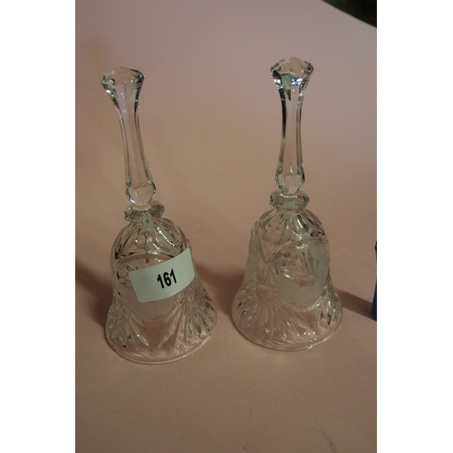 161 - VINTAGE CRYSTAL BELLS