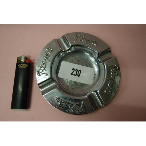 230 - VINTAGE PLAYERS ASHTRAY