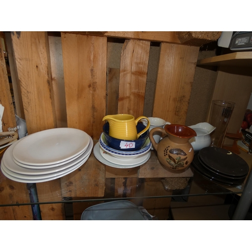 40 - KITCHEN CERAMIC LOT