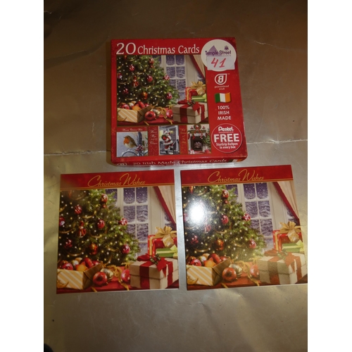 41 - 20 CHRISTMAS CARDS