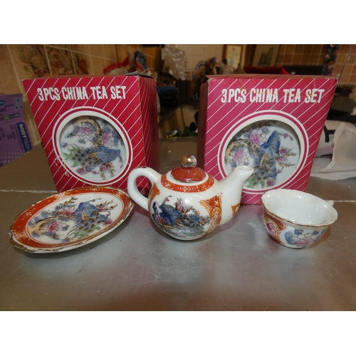 53 - 3*3PCS MINI TEA SETS