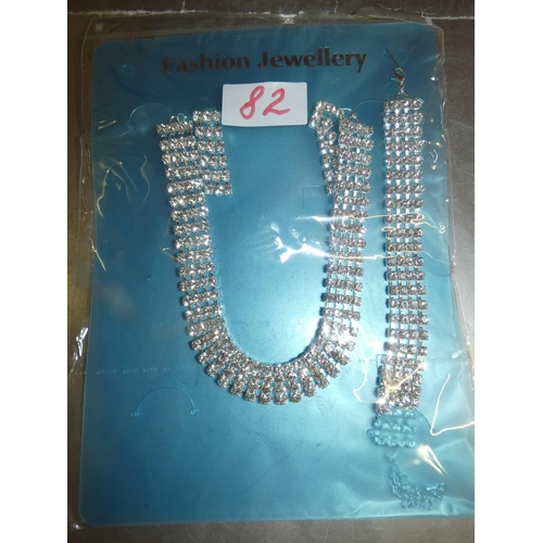 82 - FASHION LADIES JEWELLERY SET-4 PCS