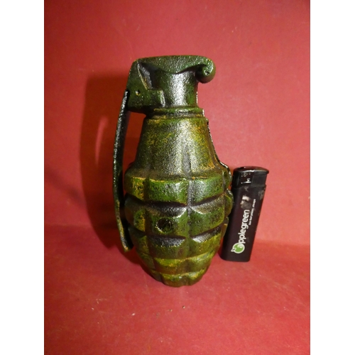 114 - OLD DECOMISIONED HAND GRENADE