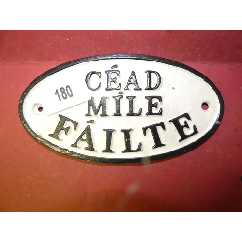 180 - CEAD MILE FAILTE CAST SIGN